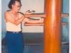 Sifu Nguyen Ngoc Noi with Wooden dummy (1993)